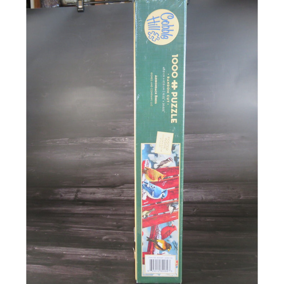 Adirondack Birds Winter Cobble Hill Jigsaw Puzzle 1000 Pcs. Holiday Wildbird NEW - Picture 8 of 16